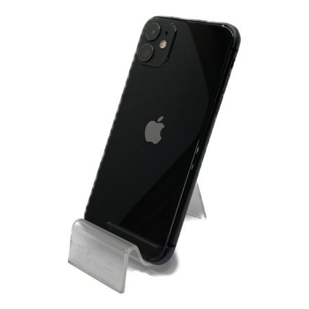 ωω Apple アップル iPhone11 128GB au 〇　本体のみ　354003106240415 MWM02J/A ブラック バッテリー容量76％