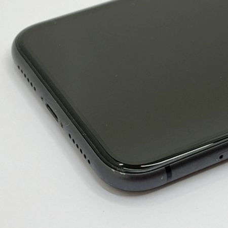 ωω Apple アップル iPhone11 128GB au 〇　本体のみ　354003106240415 MWM02J/A ブラック バッテリー容量76％
