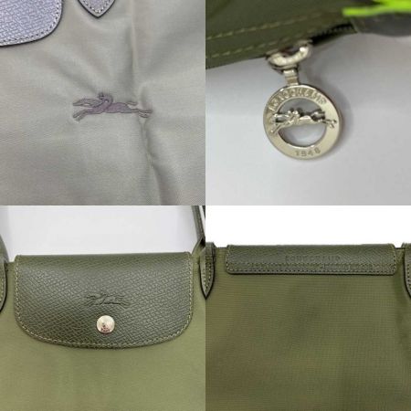  Longchamp ロンシャン プリアージュ トート　折り畳みバッグ カーキ