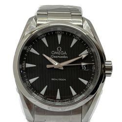 ◆◆ OMEGA オメガ シーマスターアクアテラ クォーツ 付属品完備  23110396006001 ※2023.3磨き・電池交換済 Bランク