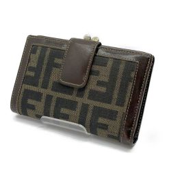 ◆◆ FENDI フェンディ 2つ財布 がま口財布　ズッカ T5687 Bランク