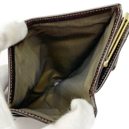  FENDI フェンディ 2つ財布 がま口財布　ズッカ T5687