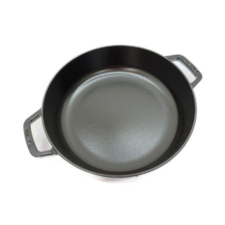  STAUB ストウブ ブレイザーソテーパン  26cm　ほうろう鍋 ブラック