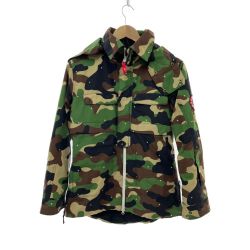 ◆◆ BURTON×X-girl スノーボードウエア　カモフラ柄　SIZE S  グリーン x ブラウン系 Bランク