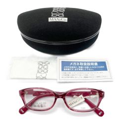 ◆◆ MAX&CO マックスアンドコー 眼鏡フレーム　53□15　140 305/F UCY ワイン色系　 Sランク