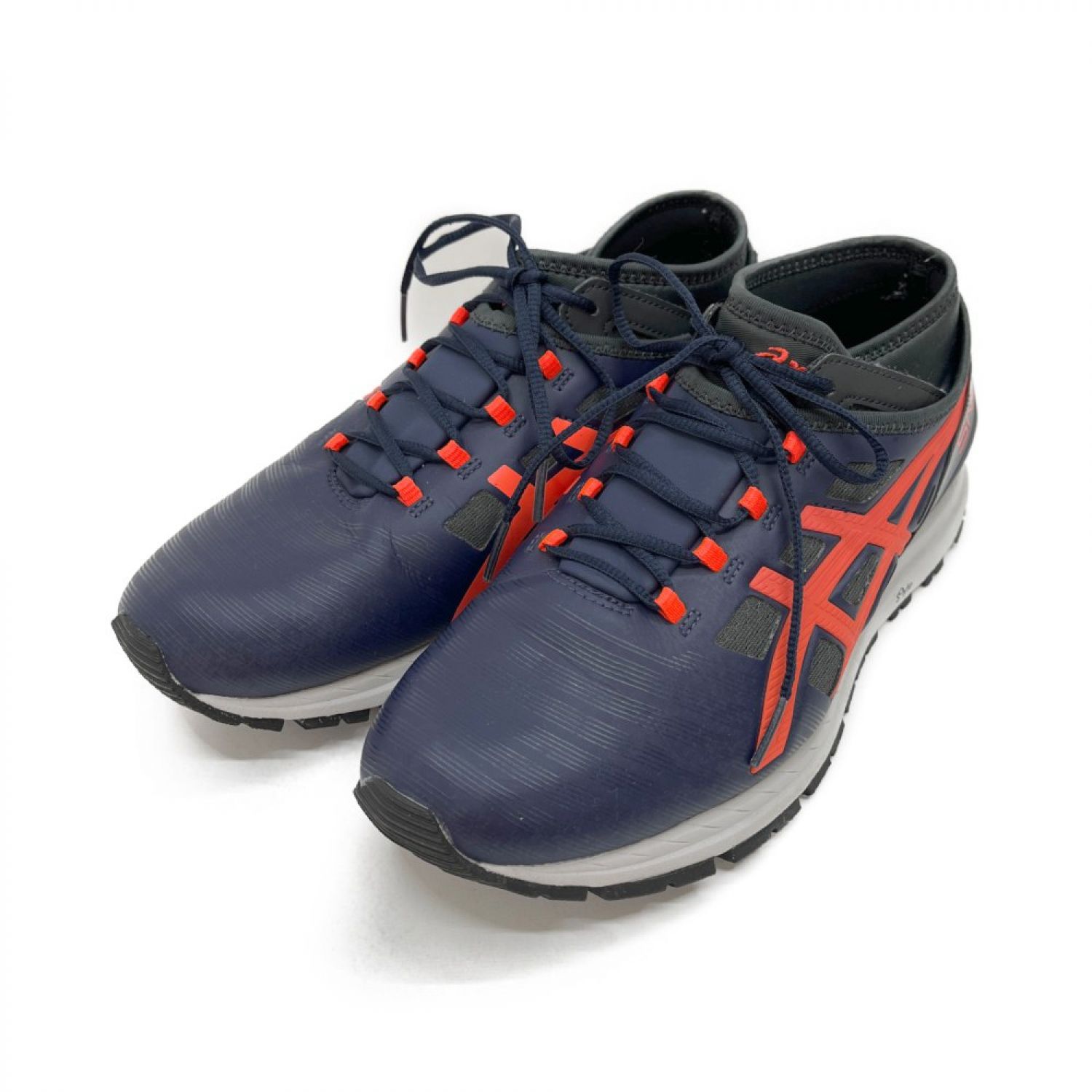 中古】 asics アシックス スノーターサー 26.5cm 1013A076 紺/オレンジ