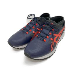 ◆◆ asics アシックス スノーターサー　26.5cm 1013A076 紺/オレンジ x ネイビー Bランク