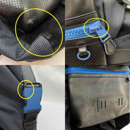  COACH コーチ リュック　テイレン ロールトップ バックパック  F36090 ネイビー