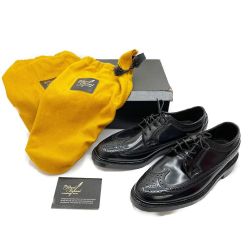 ◆◆ Royal Imperial フローシャイム　ロイヤルインペリアル　革靴　ウイングチップ　6　1/2　3E　25.5cm 691523 ブラック Bランク