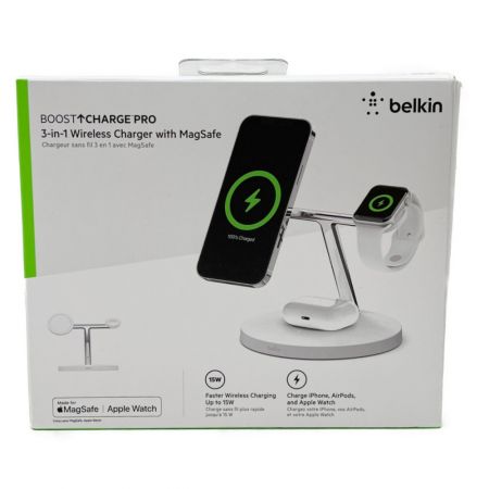  belkin BOOST CHARGE PRO 3-in1 Wireless Charger with MagSafe CA90245