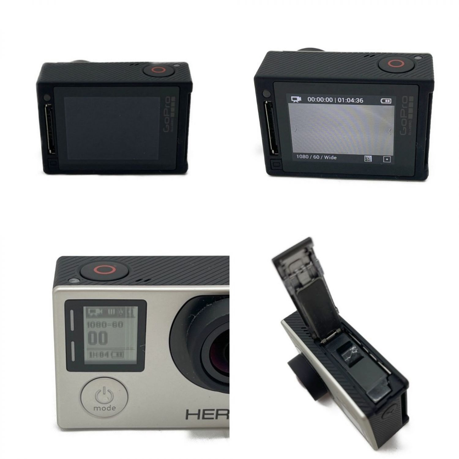 中古】 GOPRO ゴープロ 【ジャンク】カメラ ヒーロー4 シルバー