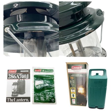  Coleman コールマン ワンマントルランタン ケース付 2016年製 286A グリーン系