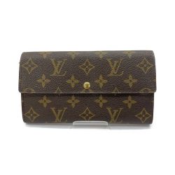 ◆◆ LOUIS VUITTON ルイヴィトン 長財布　モノグラム ポルトフォイユ・サラ(旧型) M61723 ※ベタつき/ほつれ有 Cランク