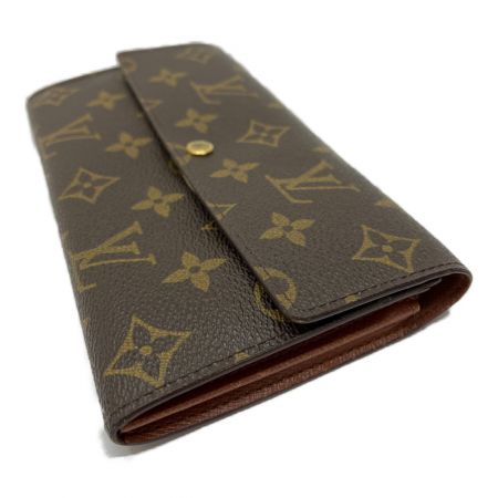  LOUIS VUITTON ルイヴィトン 長財布　モノグラム ポルトフォイユ・サラ(旧型) M61723 ※ベタつき/ほつれ有