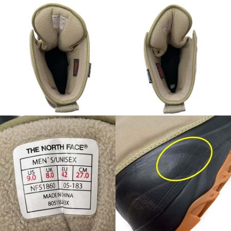  THE NORTH FACE ザノースフェイス スノーショット　6　ブーツ　US9　27.0cm NF51860 ツイル