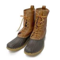 ◆◆ L.L.Bean エルエルビーン レースアップブーツ　8ホール　US10　 175058 ベージュ Bランク
