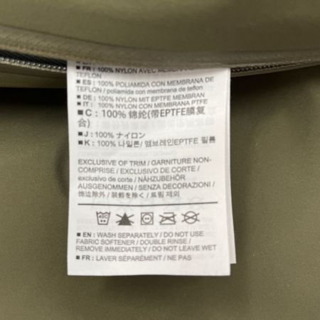  ARC'TERYX アークテリクス ナイロンジャケット XS  GORE-TEX　ゴアテックス　ベータ L07539300 カーキ