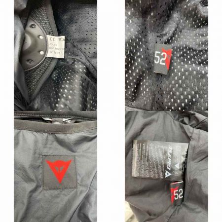  DAINESE ダイネーゼ ライダースジャケット　パット付　ナイロン ブラック x ライトグレー