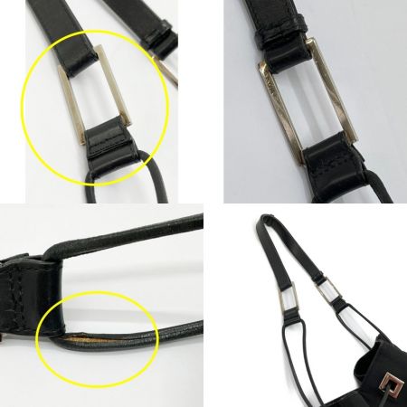  GUCCI グッチ ショルダーバッグ　角スレあり 001-4021/3444 ブラック