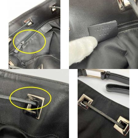  GUCCI グッチ ショルダーバッグ　角スレあり 001-4021/3444 ブラック
