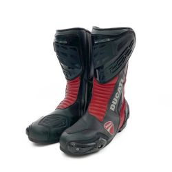 ◆◆ DUCATI レーシングブーツ　サイズ43 ブラック x レッド Bランク
