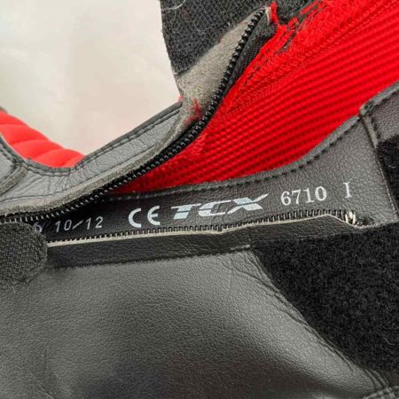  DUCATI レーシングブーツ　サイズ43 ブラック x レッド