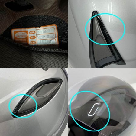  OGK ヘルメット　Mサイズ(57～58cm)　AVAND シルバー