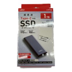 ◆◆ Lazos ラソス ポータブルSSD　1TB 　Type-C対応 外箱日焼けあり L-S1T-G2 Sランク