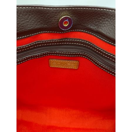  Somes Saddle ソメスサドル ハンドバッグ　ミニバッグ付き　 ダークブラウン