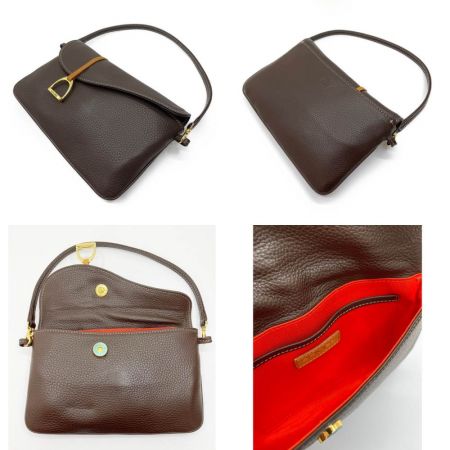 Somes Saddle ソメスサドル ハンドバッグ　ミニバッグ付き　 ダークブラウン