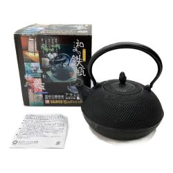 ◆◆ イシガキ工業  急須　なごみの鉄瓶アラレ　1.5L　電磁調理器(100ｖ～200ｖ)　IH　ガスコンロ　対応　 2229 Sランク