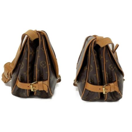  LOUIS VUITTON ルイヴィトン ショルダーバッグ  モノグラム ソミュール30 布袋付 M42256 ブラウン