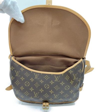  LOUIS VUITTON ルイヴィトン ショルダーバッグ  モノグラム ソミュール30 布袋付 M42256 ブラウン