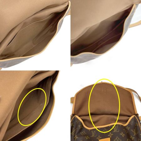  LOUIS VUITTON ルイヴィトン ショルダーバッグ  モノグラム ソミュール30 布袋付 M42256 ブラウン