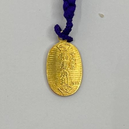   平成5年　干支「酉」福寿小判根付　18金製　3.8ｇ