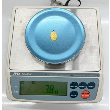   平成5年　干支「酉」福寿小判根付　18金製　3.8ｇ