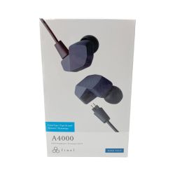 ◆◆ final ヘッドホン イヤホン A4000 ダークネイビー Aランク