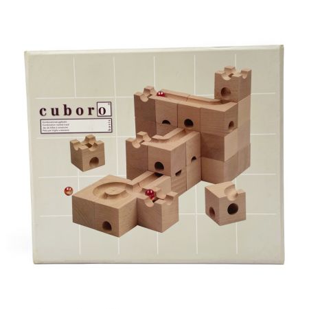 cuboro basis　知育玩具　積み木　30ピース＆ビー玉3個 Bランク