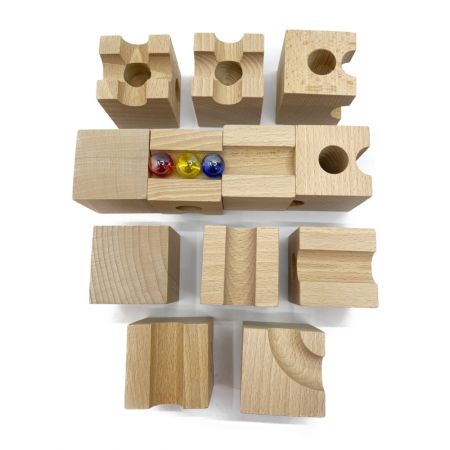   cuboro basis　知育玩具　積み木　30ピース＆ビー玉3個