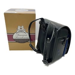 ◆◆  ふわりぃ　ランドセル　 74300KY-13 ブラック x メタリックブルー Aランク