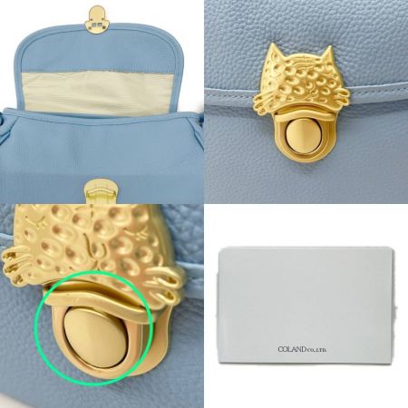  tsumori chisato ツモリチサト ショルダーバッグ 猫 スカイブルー