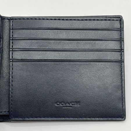  COACH コーチ 二つ折り財布 シグネチャー F66551 グレー