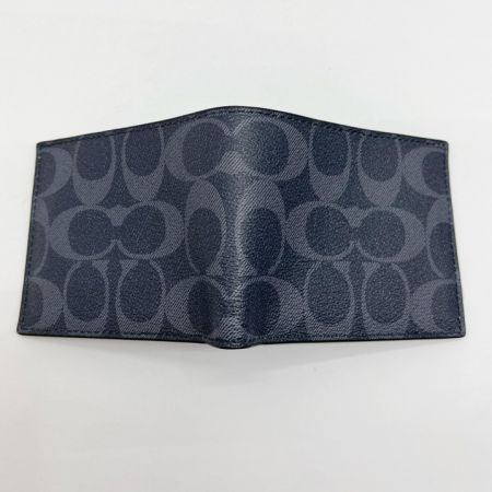  COACH コーチ 二つ折り財布 シグネチャー F66551 グレー