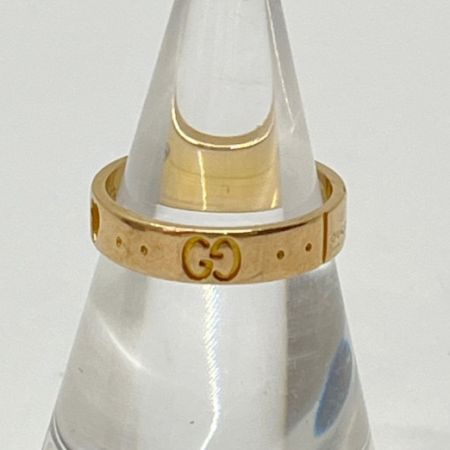  GUCCI グッチ  K18 3.4g アイコンリング　指輪　イニシャル入