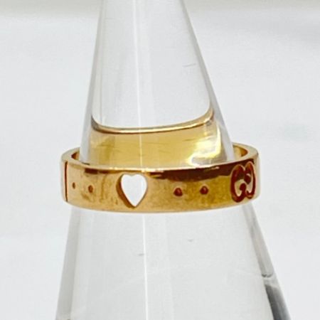  GUCCI グッチ  K18 3.4g アイコンリング　指輪　イニシャル入
