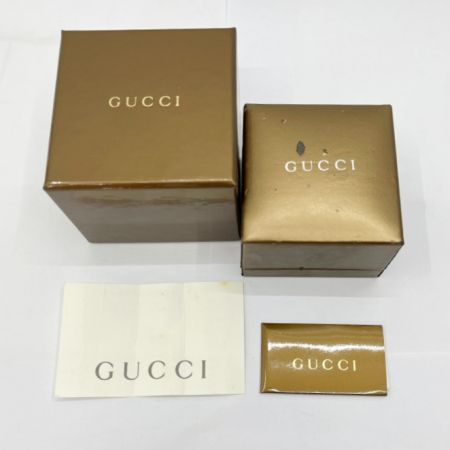  GUCCI グッチ  K18 3.4g アイコンリング　指輪　イニシャル入