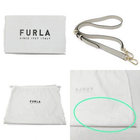  FURLA フルラ 2WAYバッグ　ハンドバッグ　ショルダーバッグ WB00507 アイボリー