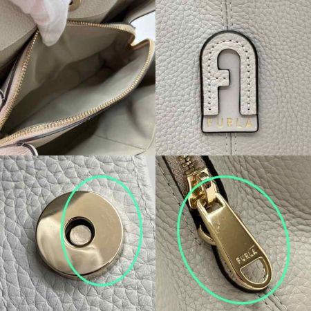  FURLA フルラ 2WAYバッグ　ハンドバッグ　ショルダーバッグ WB00507 アイボリー