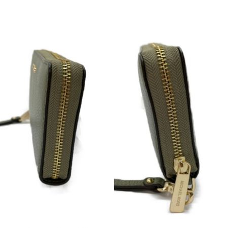  MICHAEL KORS マイケルコース 長財布 ラウンドファスナー オリーブ