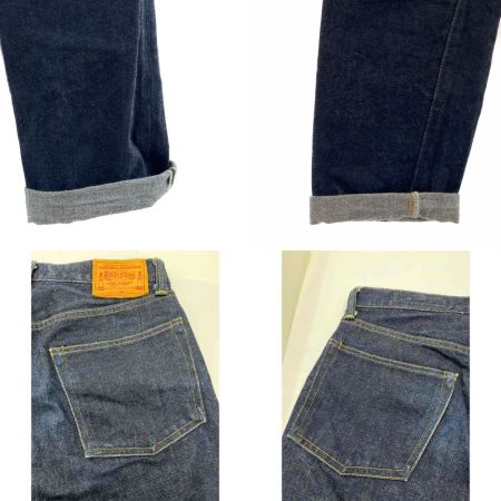  BONCOURA デニムパンツ　コットン100％　31サイズ　内側シミあり 072-915-4225 ネイビー